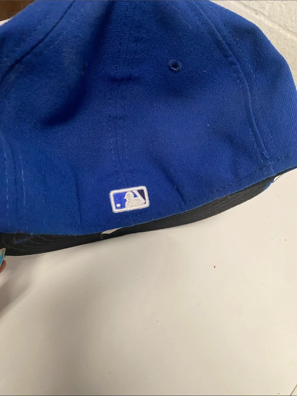 New Era Royal Blue Toronto Blue Jays Fitted Hat with Red Maple Leaf